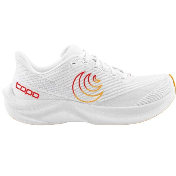 Topo Athletic Mens Cyclone 3 Running Sneakers US 12 EU 46.5 White Athletic GUC